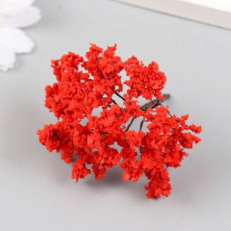 Artificial plant for creativity plastic "red maple" 6x7.3 cm-1