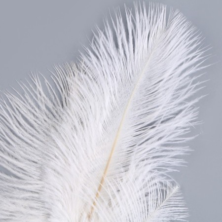 Decor of feathers "Fountain" on the leg, height - 68 cm-5