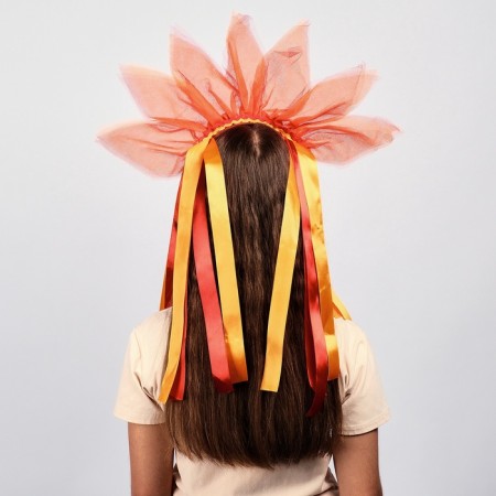 Carnival rim "Radiant Sun", color red-orange-6