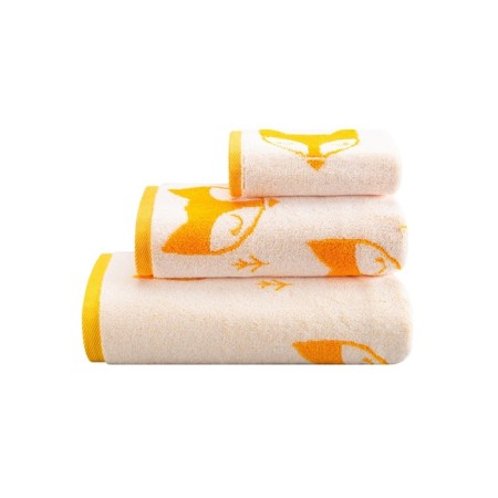 Terry towel Fox, size 70x130 cm, orange color-4