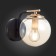 Wall lamp EVOLUCE. Sle106901-01. Literno. 1x40 W, E14, 13x15 cm, black color