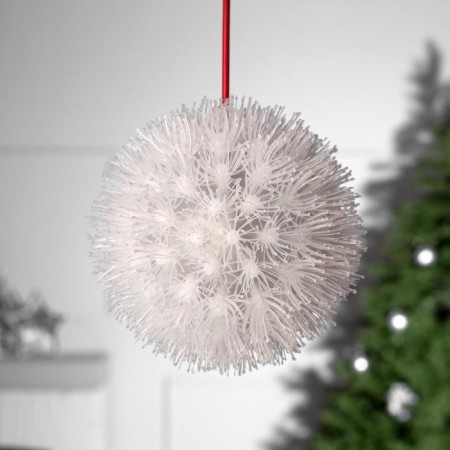 LED figure "Hedgehog" 18 cm, plastic, 220 V, glow of white-1