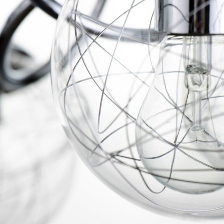 Snanny chandelier 5he27 40W silver 60x60x28 cm Bayerlux-3