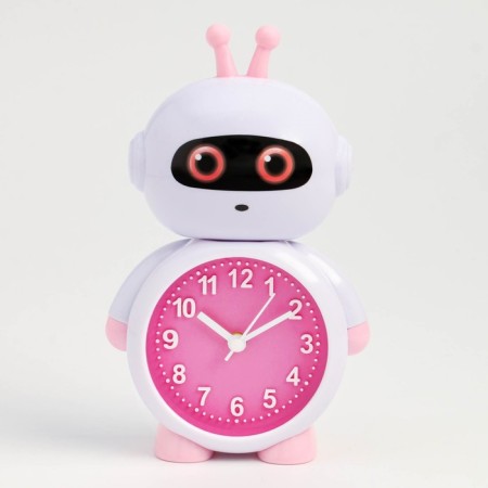 Clock - HELL WITHOOL "Robot", discrete move, dial d -7.5 cm, 17 x 11 cm, aa-3