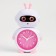 Clock - HELL WITHOOL "Robot", discrete move, dial d -7.5 cm, 17 x 11 cm, aa