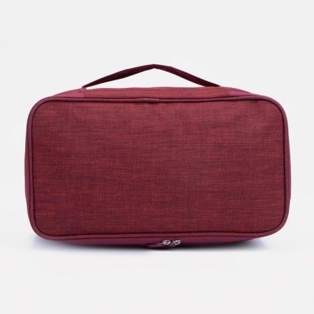 Cosmetic bag, 3 parts on lightning, red color-1