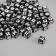 Beads for creativity plastic "Russian letters on the black cube" set of 500 grams 0.6x0.6x0.6 cm