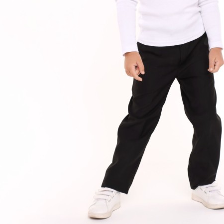 Pants for boys, black color, height 116-122cm-7