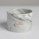 Ceramic pot for flowers, Kashpo "Happiness" 5.5 x 8 cm