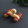 Massage "Muzzle", 10 × 6.5 × 6.5 cm, wooden, 4 wheels, color mix