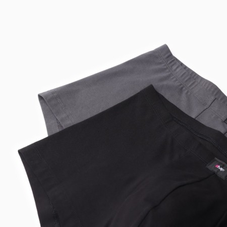 Set of men's panties boxers (2 pcs), black color/graphite, size 52 (xl)-5
