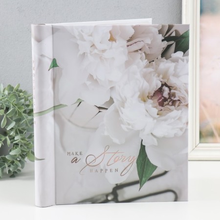 Photo album "Flower" 10 "magnetic" sheets 23x28cm, per-t intra-spiral
