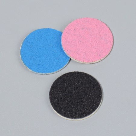 Set for hardware pedicure discs 60pcs + base D25mm Abr 80/120/180 layer foot package qf 105157-5