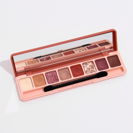 Palette of eyelids, with pearl shine, 8 colors-2