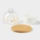 Ceramic “Marbl”, 150 ml, d = 8 cm, with a stand and a lid