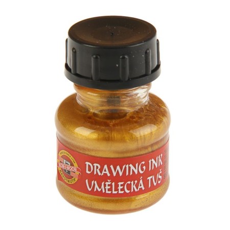 Mascara for writing and drawing artistic 20 ml, koh-i-noor, gold