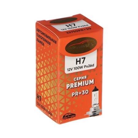 Automobile automobile car lamp, H7, 12 V, 100 W, RX26D-3