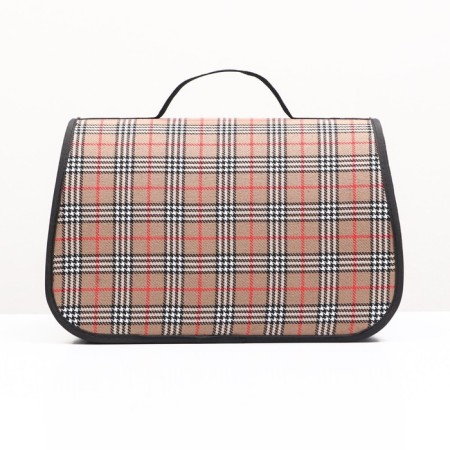 Bag - Carpetbegger transportation, 36.5 x 22 x 22 cm, checkered-2