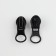Automatic lock for lightning "Spiral", No. 7, 10 pcs, black color