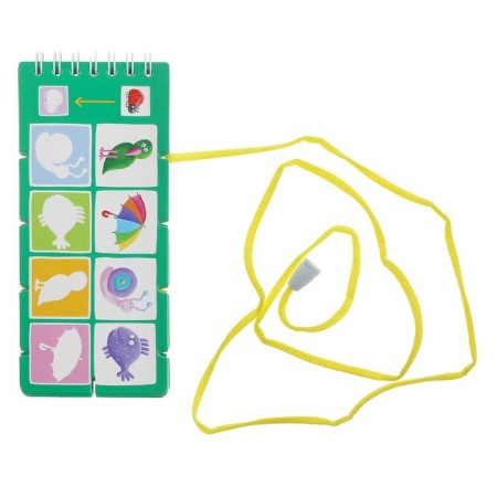 Lacing "learning to distinguish between colors and shapes"-1