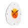 Watch wall -mounted kitchen "glazes", smooth move, d = 24 cm