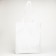 Cosmic shope bag without lightning, without lining, white color