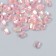 Decor for creativity Plastic "Executed Crystal" set of 60 pcs red 0.8x0.6 cm