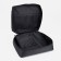 Cosmetic bag with lightning, black color