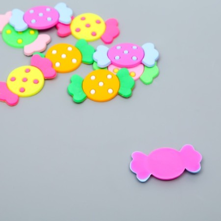 Decor for creativity Rubber "Candy" set 15 pcs mix 1.7x3.3 cm-2