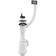 ALCAPLAST A444-DN50/40 siphon siphon, with stainless steel grille DN = 70 mm and corrugation