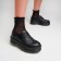 Women's socks minaku "net", black color, size 36-37 (23 cm)