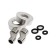 ACCOONA A71103 bath mixer, single -leaf, stainless steel, chrome