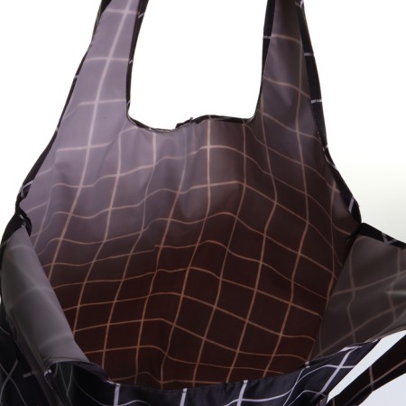 Permanent bag on the button, folding, black color-2