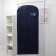 Close for clothes with a window, 60 × 140 cm, spanbond, blue color