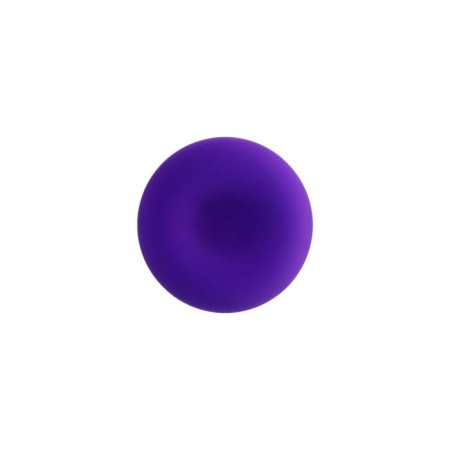Anal plug Sholt, silicone, purple color, 10 cm, d = 3 cm-3