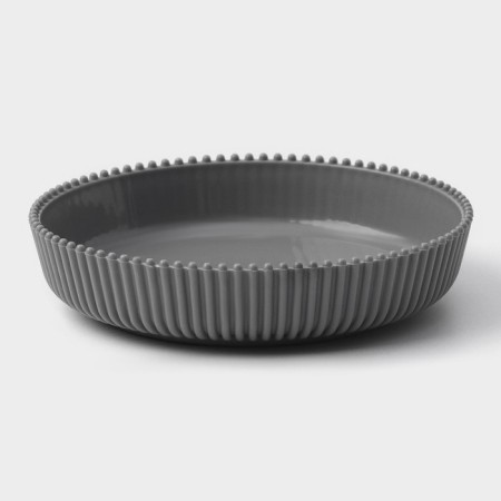 Pot for flowers with a pallet, 12 × 11.5 cm, gray color-2