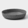 Pot for flowers with a pallet, 12 × 11.5 cm, gray color