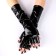 Carnival accessories without fingers, black color