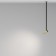 Suspended Technical P141RS-L125-6W4K-BBS, LED, 6 W, 30x30x651 mm, 290 lm, 4000K, black, brass