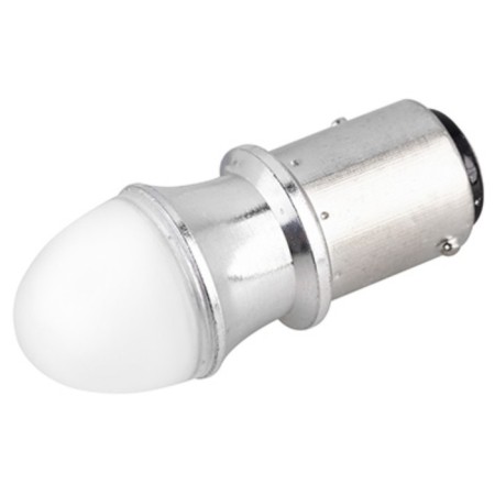 LED LED SKYWAY S25 (P21/5W), 12 V, 9 SMD diode, Bay15D, 2-end, white