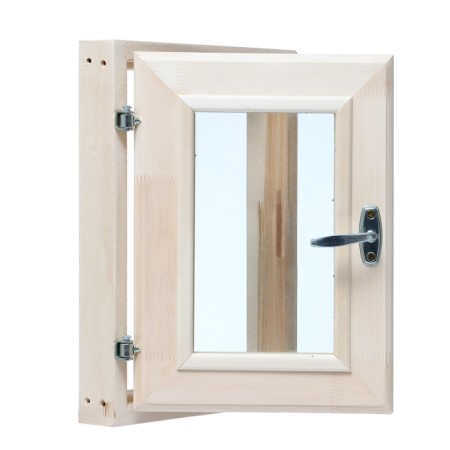 Window, 40x30 cm, double glass, linden-8
