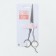 Hairdressing scissors with emphasis, blade - 6.5 cm, silver color
