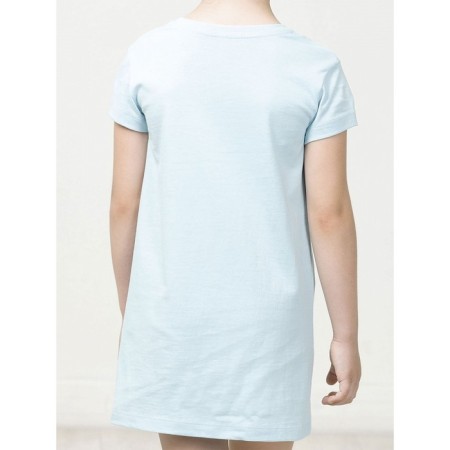 Night shirt for girls, height 104 cm, blue color-1