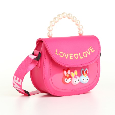 Baby bag on the valve, raspberry color