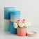 A set of round gift boxes 5 in 1 “gradient 3”, 20 × 20 × 20–13.5 × 13.5 × 13.5 cm