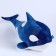 Soft toy "Killed", 80 cm, blue color