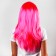 Carnival wig "beauty", pink color