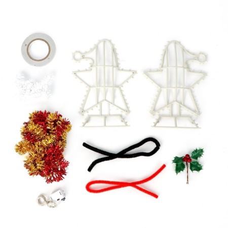 New Year's nightlight- with your own hands "Star"-2