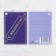 Schildik tag "Soft-tach, lilac background, 8x5.5 cm