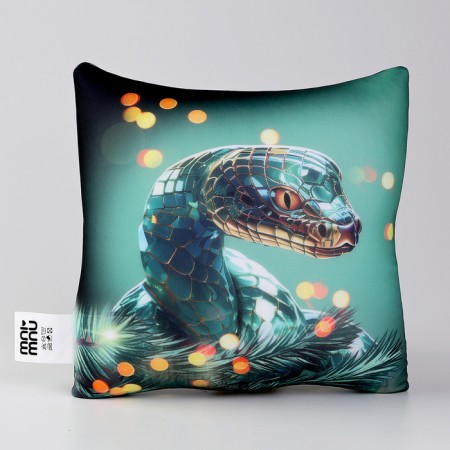 New Year. Snakers' decorative anti -stress "Snake", green-2